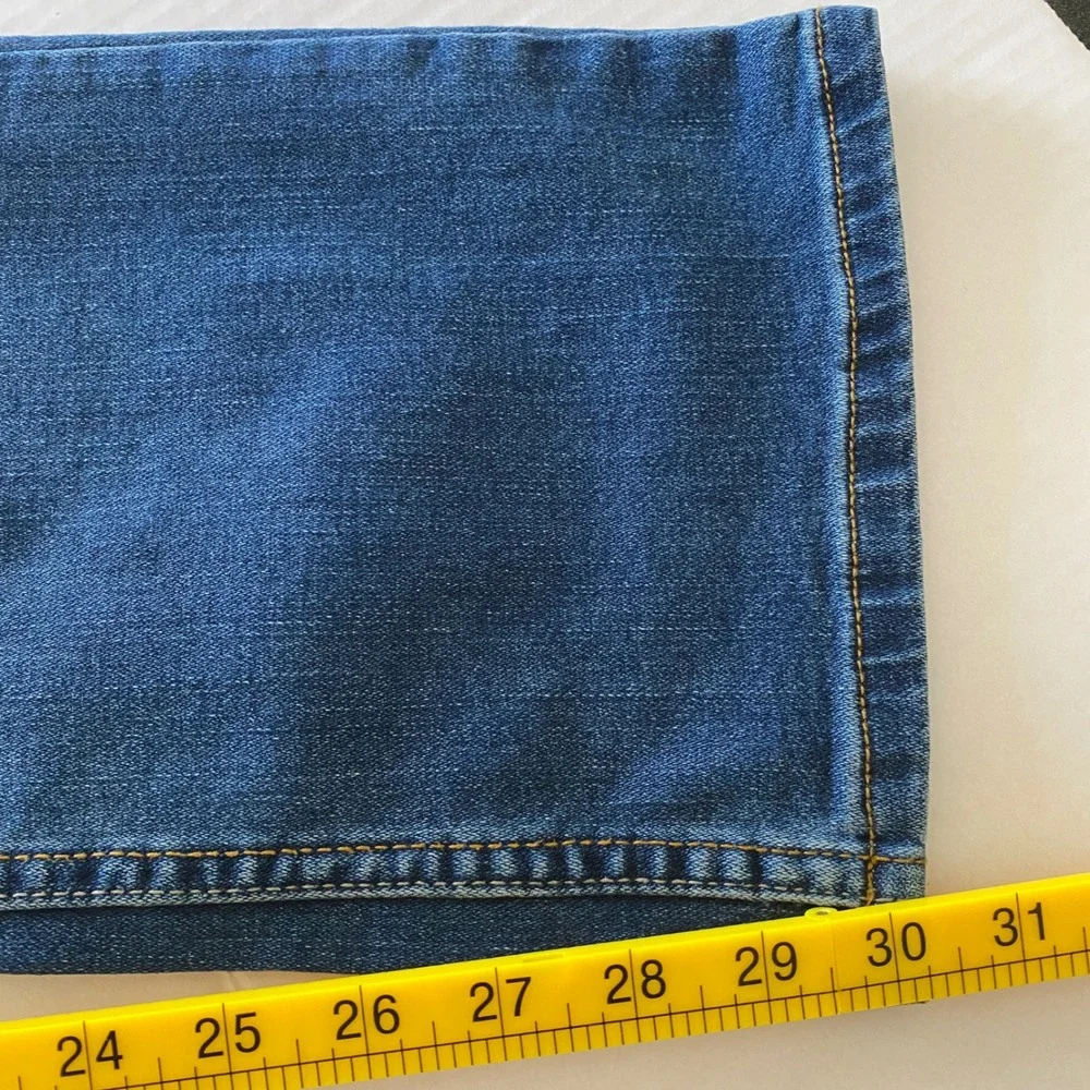 Devil-Dog Dungarees Mens Relaxed‎ Bootcut Performance Jeans Blue 30x32 NWT